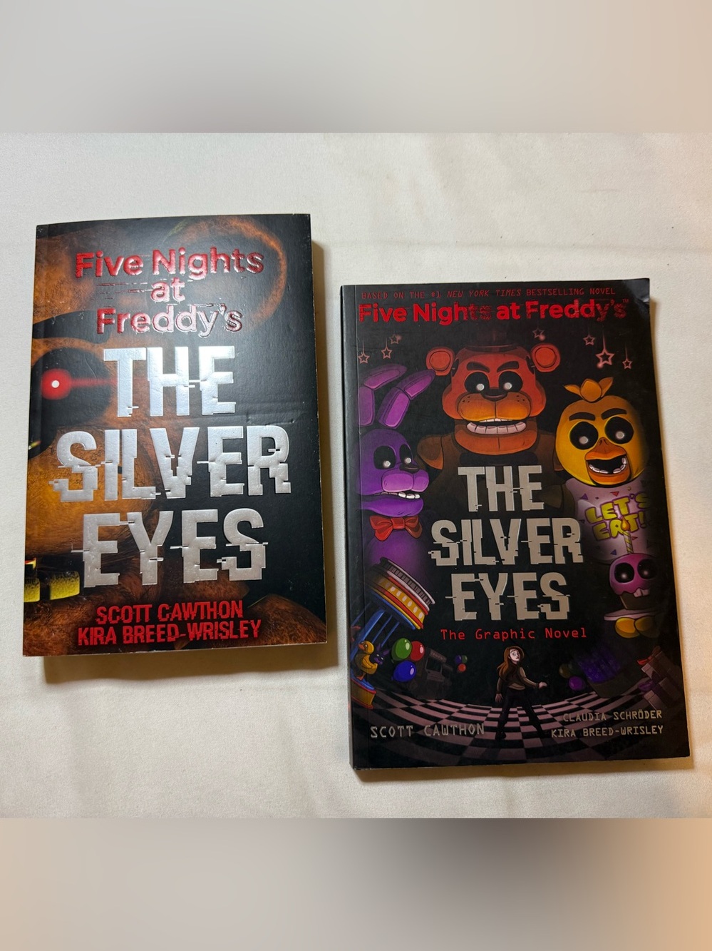 Five Nights at Freddy's: The Silver Eyes - Black Hardcover Graphic Novel